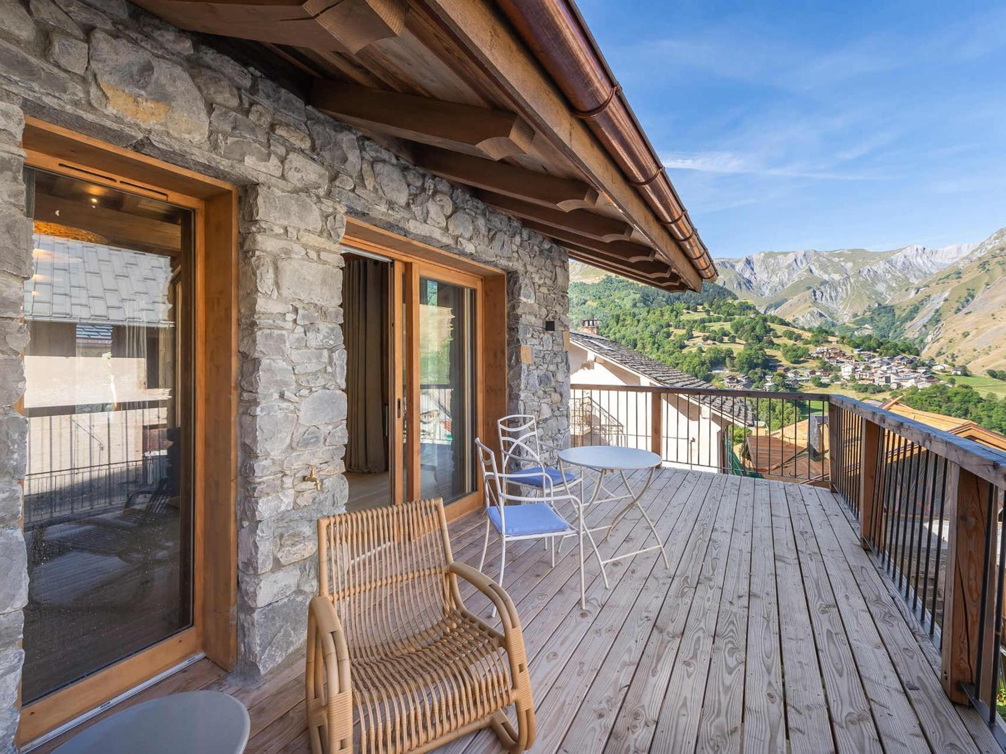 Chalet Neuf Avec Piscine Et Sauna A Saint-Martin-De-Belleville - Fr-1-570-51 Extérieur photo